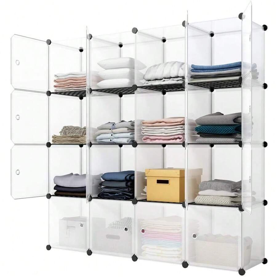 Storage & Organization - Scaffale a 16 Cubi, Libreria, Organizzatore