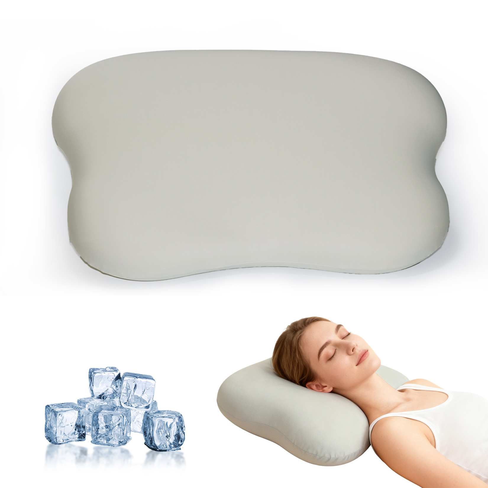 Memory Foam Orthopedic Pillow Neck Pain - Cuscino cervicale per alleviare il dolore