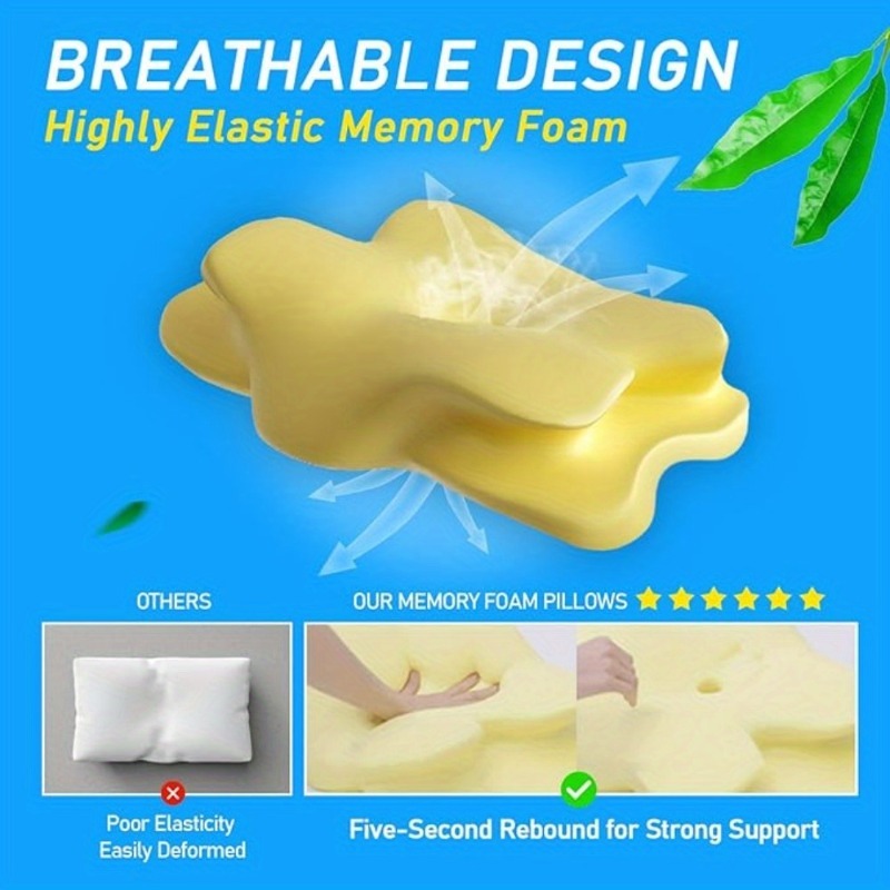 Cuscino cervicale ergonomico i - Memory Foam Orthopedic Pillow Neck Pain recensione e prezzo