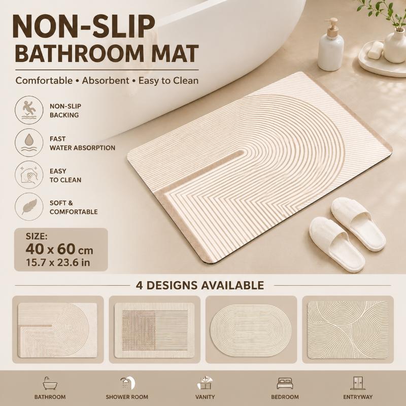 Tappetino da bagno in diatomit - Quick Dry Diatomite Bath Mat recensione e prezzo