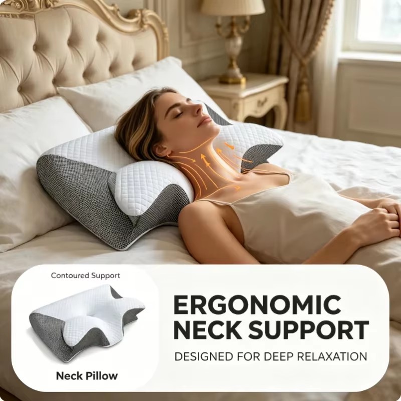 Cuscino ortopedico in memory f - Memory Foam Orthopedic Pillow Neck Pain recensione e prezzo