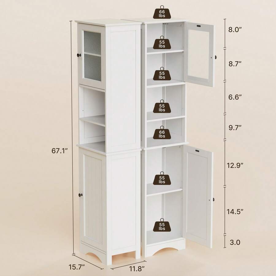 Mobile da bagno con ante a due - Storage & Organization recensione e prezzo